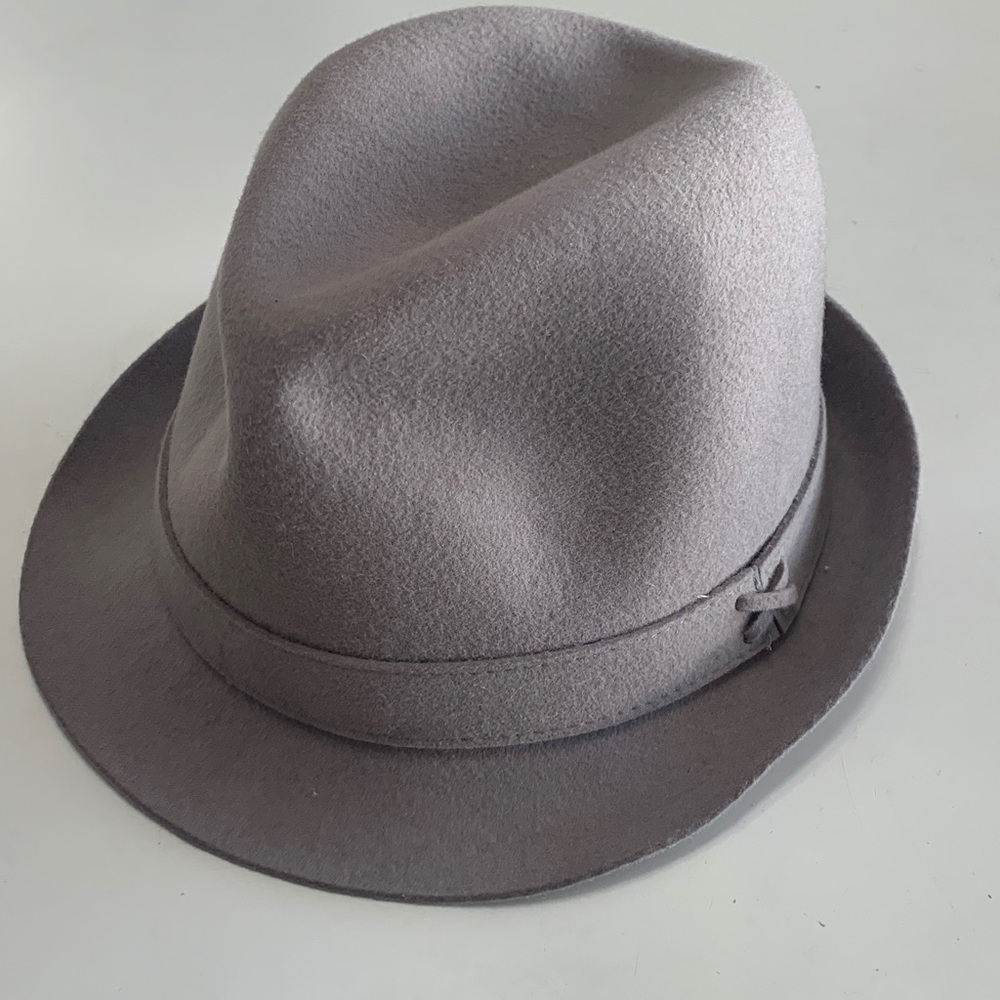 Urban Outfitters 90s Gray Felt Fedora Hipster Hat unisex